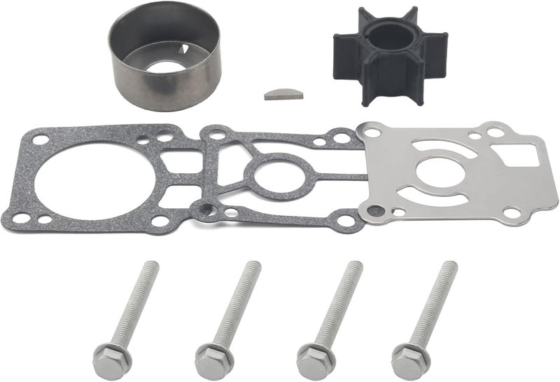 QUICKMARINER QuickMarine 853792T01 Water Pump Impeller Repair Kit for Mecury Marine 25 30 HP Outboard Motors replaces 853792A07 853792A1 Boat Engine - Image 1